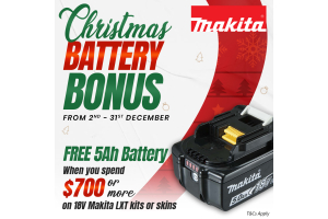 Makita - Christmas Bonus Battery Offer (Valid 2nd - 31st December 2024)