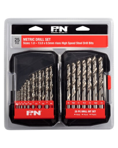 Drill Bit Set Metric HSS - 25 Piece