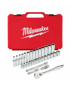 Ratchet & Socket Set 3/8