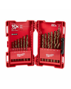 Red Helix 19pc Cobalt Drill Bit Set