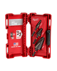 Step Drill Bit Set SHOCKWAVE - 3 Piece