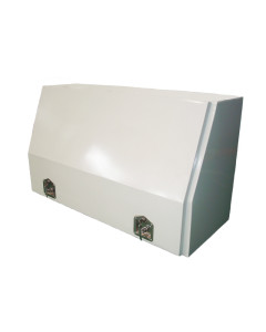Truck Box Steel 1210 x 505 x 700 White Full Close Door