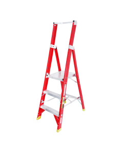 Ladder Platform Ht 0.9m 150kg Fibreglass 3 Steps 1.8m AS/NZS Standard Platform 430x350mm