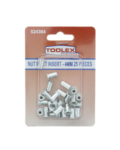 Nut Rivet Inserts 4mm 25 Pack-Blister Packed 690