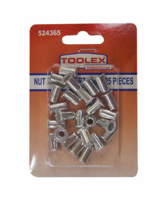 Nut Rivet Inserts 5mm 25 Pack-Blister Packed 715