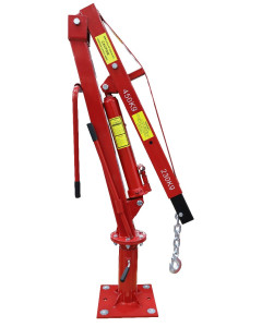 Hydraulic Truck Crane 450kg with Swivel Base