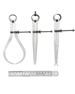 Technical Measuring Set 150mm - 4 Piece