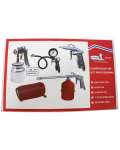 Toolex Air Tool Kit 5 Pc Nitto Fittin