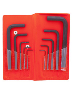 Toolex Allen Key Hex 10 Piece Set: