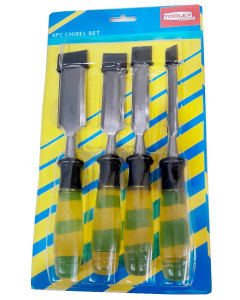 Toolex 533653 Chisel Wood 4 Piece Set: 12,