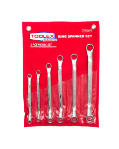 Toolex PN21084-4RINGSPANN Spanner Ring 6 Pc Set Metric