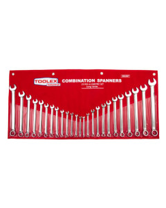 Toolex ASMV-25MF-P Combination Spanner Set 25pc