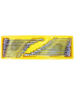Combination Spanner Metric/AF Tray Set - 25 Piece