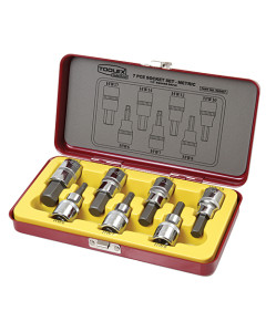 Toolex  Hex Socket Set 7 Pc Met 1-2