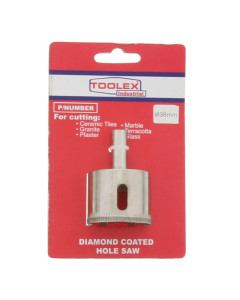 Toolex DCHS38S Diamond Coated Hole Saw 38mm