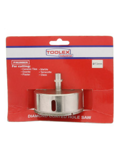 Toolex DCHS73S Diamond Coated Hole Saw 73mm