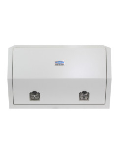 Truck Box Steel 1210 x 500 x 800 White Heavy Duty Full Door