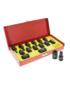 Toolex 69621161 Socket Set Int - Ex Torx 16pc