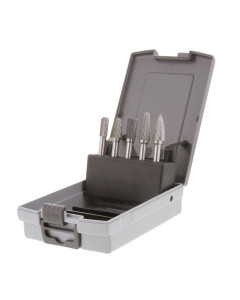 Industrial Steel Carbide Burr Set - 5 Piece