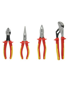 Toolex E1EH-11 Plier Set 4 Piece: Long Nose,