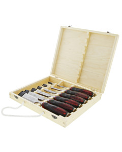 Toolex XKZ-I140-6WBCV100 Chisel Wood 6 Piece Set: 6.35,