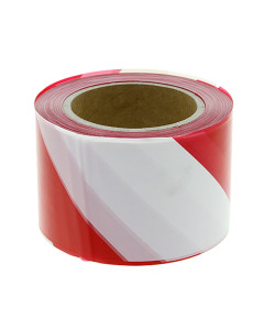 Safety Marking Tape Red White 33m x 7.5cm