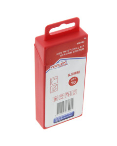 Toolex  HSS Twist Drill Bit 6.5mm 10PK