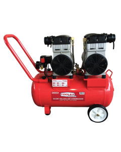 Air Compressor 3.2Hp Oilless 50L Steel Tank Silent 240 L/M Free Air 1440 Rpm 62dBa