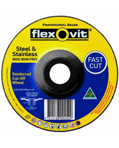 Flexovit 66252919677 178x2.5x22 A24VBF42 INOX D-C