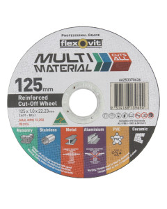 Cutting Disc 125 x 1 x 22.2mm Multi Material Ultra Thin C60T-BF41
