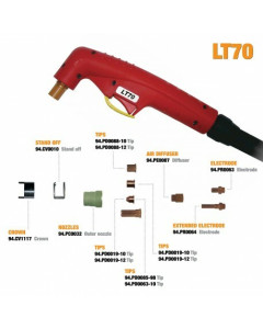 Dynaweld 94.PR0063 Electrode (Std) for CB70 Torch