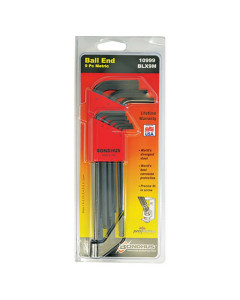 Bondhus 10999 Allen Key Hex & Ball 9 Piece