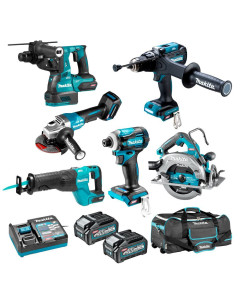 40V MAX XGT 4.0Ah Li-ion Cordless Brushless 6pce Combo Kit