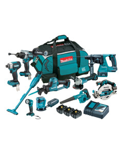 18V 6.0Ah Li-ion Cordless Brushless 10pce Combo Kit