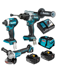 18V Li-Ion 5.0Ah Cordless Brushless 3pce Combo Kit