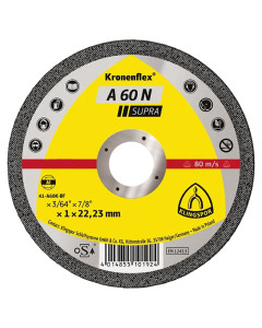 Cutting Disc 115 x 1.0 x 22.23mm Aluminium A 60 N Supra 