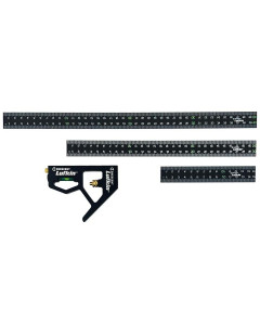 150mm, 300mm, 400mm Aluminium Combination Squares NITE EYE - Set of 3