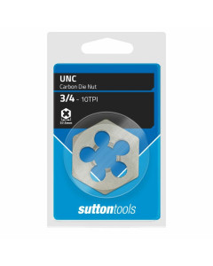 Sutton M4451905 Hex Die Nut UNC X 3-4        C