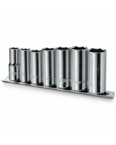 Sidchrome SCMT13430 Set Skt 3-8 Dr AF Wlt 7 Pcs