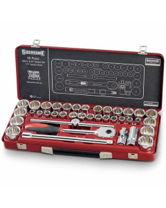 Sidchrome SCMT14105 Socket Set 40 Piece AF-MM