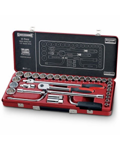 Sidchrome SCMT14210 Set Skt 1-2 Dr Met 33 Pcs