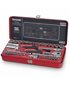 Sidchrome SCMT19105 Set Socket AF-Met 38Pc1-4-3-8