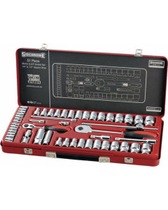 Sidchrome SCMT19135 Set Socket AF-mm 50Pc 1-4-1-2C