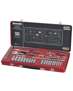 Sidchrome SCMT19230 Skt Set 1-4&3-8Dr Met 57Pc