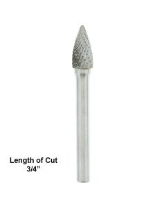 Toolex SG-3DC Burr Pointed Tree 3-8