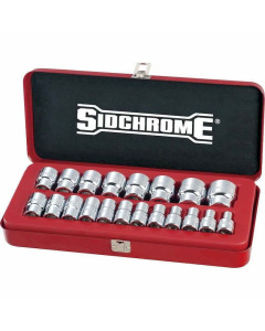 Sidchrome SCMT14214 Set Socket mm 20Pc 1-2