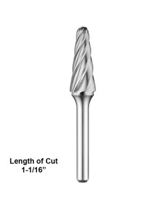 Toolex SL-3NF Burr Tapered Cone 3-8
