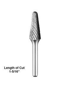 Toolex SL6DC Burr Tapered Cone 1-4