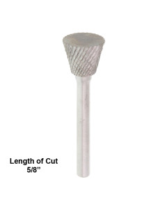 Toolex SN-7DC Burr Inverted Cone 3-4