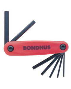 Bondhus 12587 Allen Key Hex 7 Piece Set: